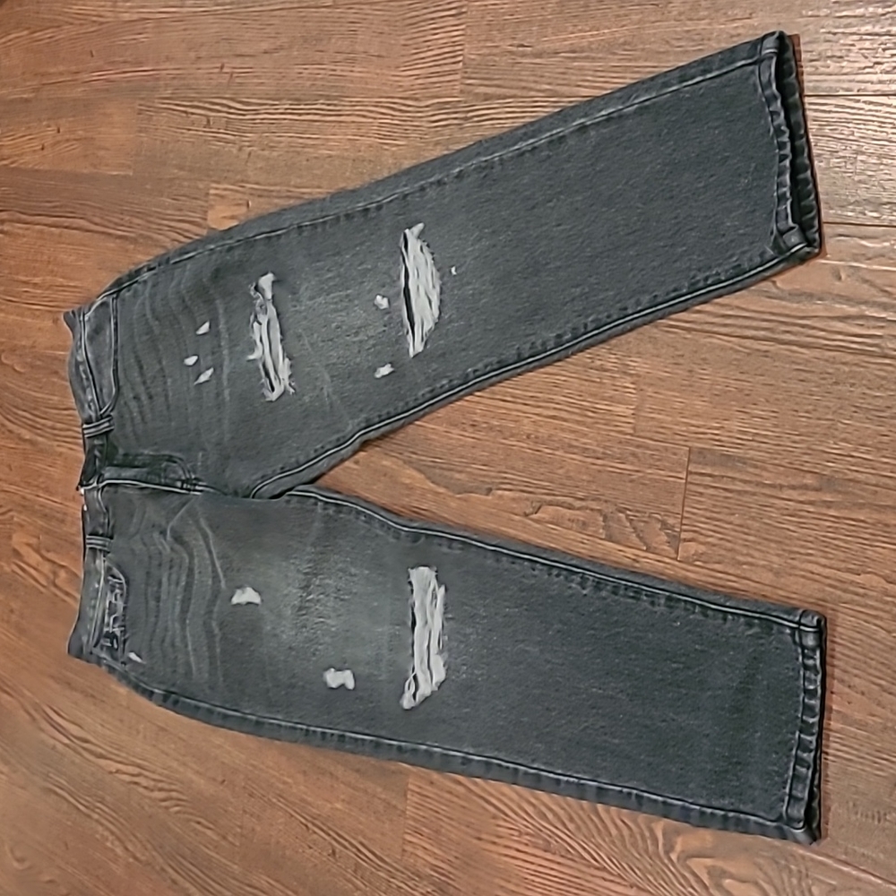 KanCan • Grey Black Destructed Denim Skinny Jeans